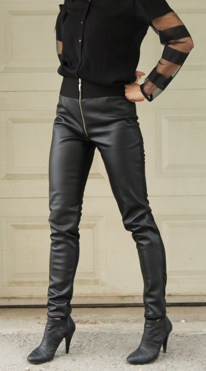 Muzeva1's tweet photo. Black Faux Leather Leggings Extravagant Leggings Faux Leather Pants vegan Black Spring Zipper Leggings Modern Urban Streetwear Minimalist https://t.co/s9yT8tReAU #solid #minimalist #mid #ankle #black #leatherleggings #blacksexyleggings #extravagantleggings #etsy https://t.co/Xv7JZ1IJdH