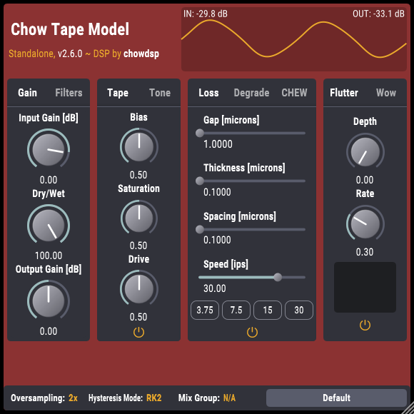 BlissPlugin's tweet image. 🔥 Add warmth and character to your tracks with the incredible CHOW Tape Model analog tape machine physical model plugin! 🎧🎚️ #musicproduction #analogemulation #pluginboutique

bit.ly/3lVob6V