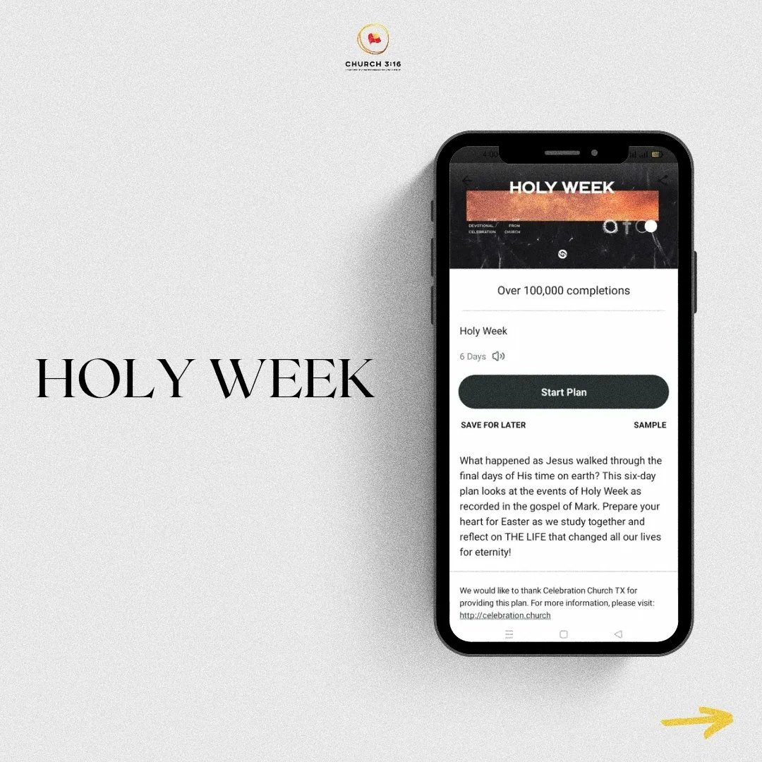 Church316's tweet photo. As we celebrate the Easter season, let's take time to focus on the true meaning of this special occasion with these recommended devotionals and discover the love and hope that Christ gives.
Have a blessed week, 3:16 Nation ๐
#countdowntoeaster #easterdevotionals #church316 https://t.co/4M1eaAyBEu