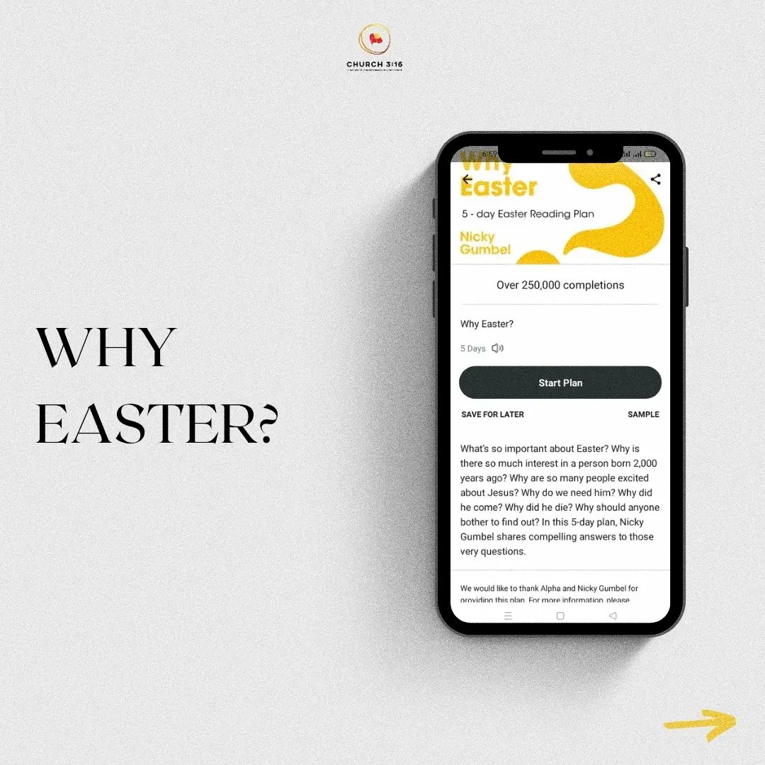 Church316's tweet photo. As we celebrate the Easter season, let's take time to focus on the true meaning of this special occasion with these recommended devotionals and discover the love and hope that Christ gives.
Have a blessed week, 3:16 Nation ๐
#countdowntoeaster #easterdevotionals #church316 https://t.co/4M1eaAyBEu