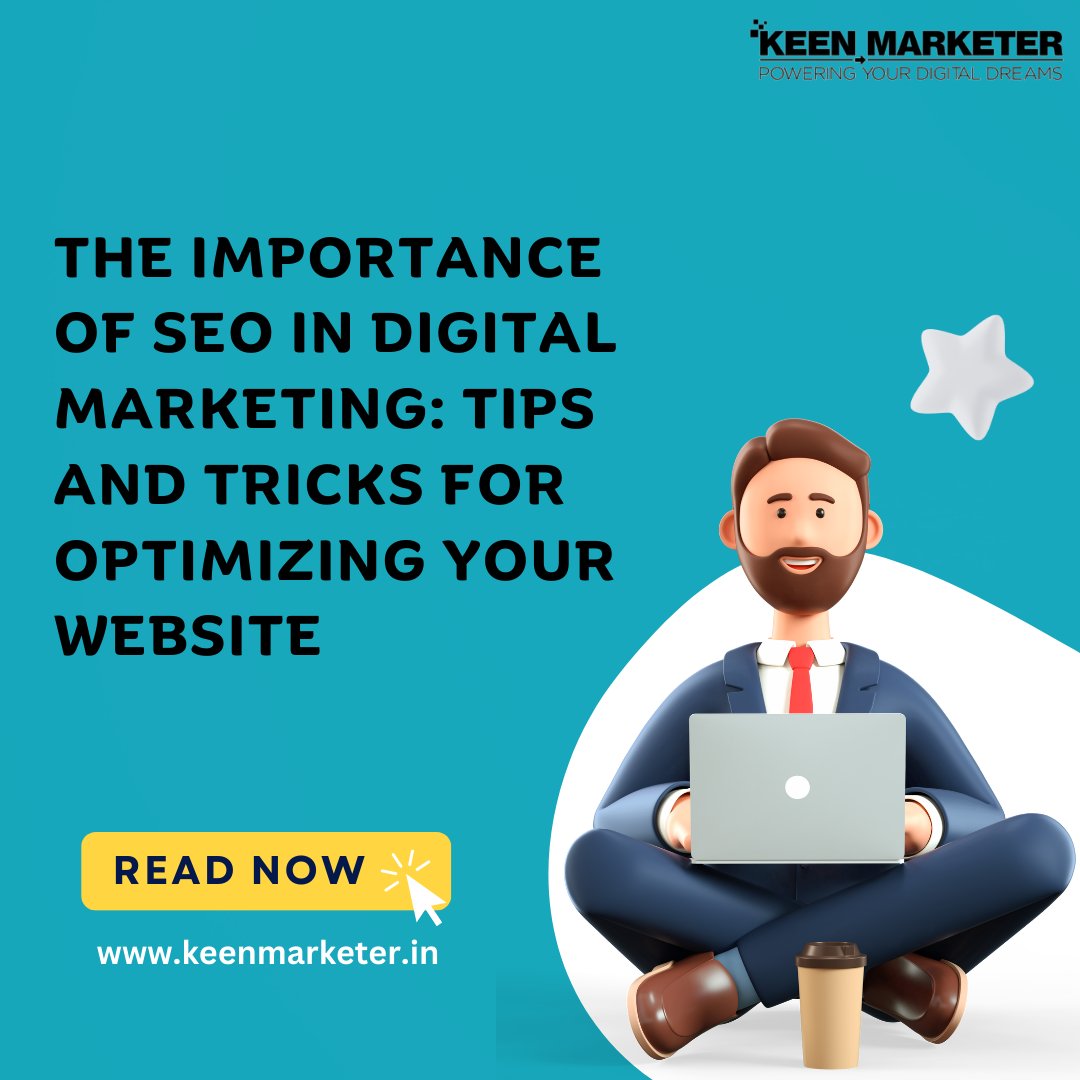 The importance of SEO in Digital Marketing

To know more go to the link -

To stay updated follow us on Instagram - keenmarketer

#keenmarketer #keenmarketers #SEOStrategy #SearchEngineOptimization #DigitalMarketingEssentials #OnlineVisibility #SEOTools #KeywordResearch
