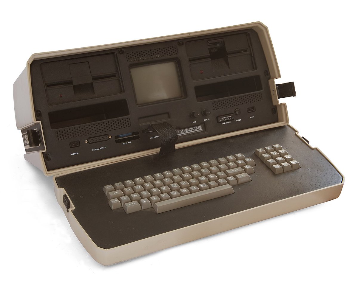 sayan_dey's tweet photo. 3 April 1981 (42 years ago): The Osborne 1, the first successful portable computer, was unveiled at the West Coast Computer Faire in San Francisco.

[4]

#ThisDayInHistory #History #OnThisDay #OTD #Osborne1 #Computer #PortableComputer #SanFrancisco https://t.co/JGV1tTkJeh