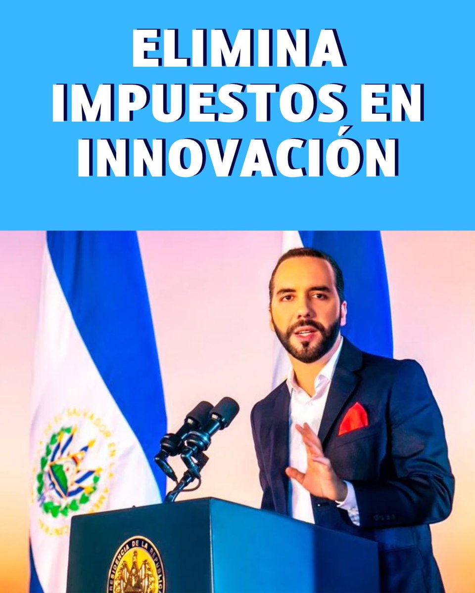 raullopezgn's tweet photo. #ElSalvador - quiere eliminar los impuestos sobre innovación tecnológica para mejorar sus procesos. ¿Cómo? Te adjunto las 11 fotos del proyecto de ley:
➡️ https://t.co/XvmrIcAxgg 

#blockchain #innovacion #criptomonedas #bitcoin #emprender #startup #economia #btc #iniciativa https://t.co/tbl7Z6cVP8