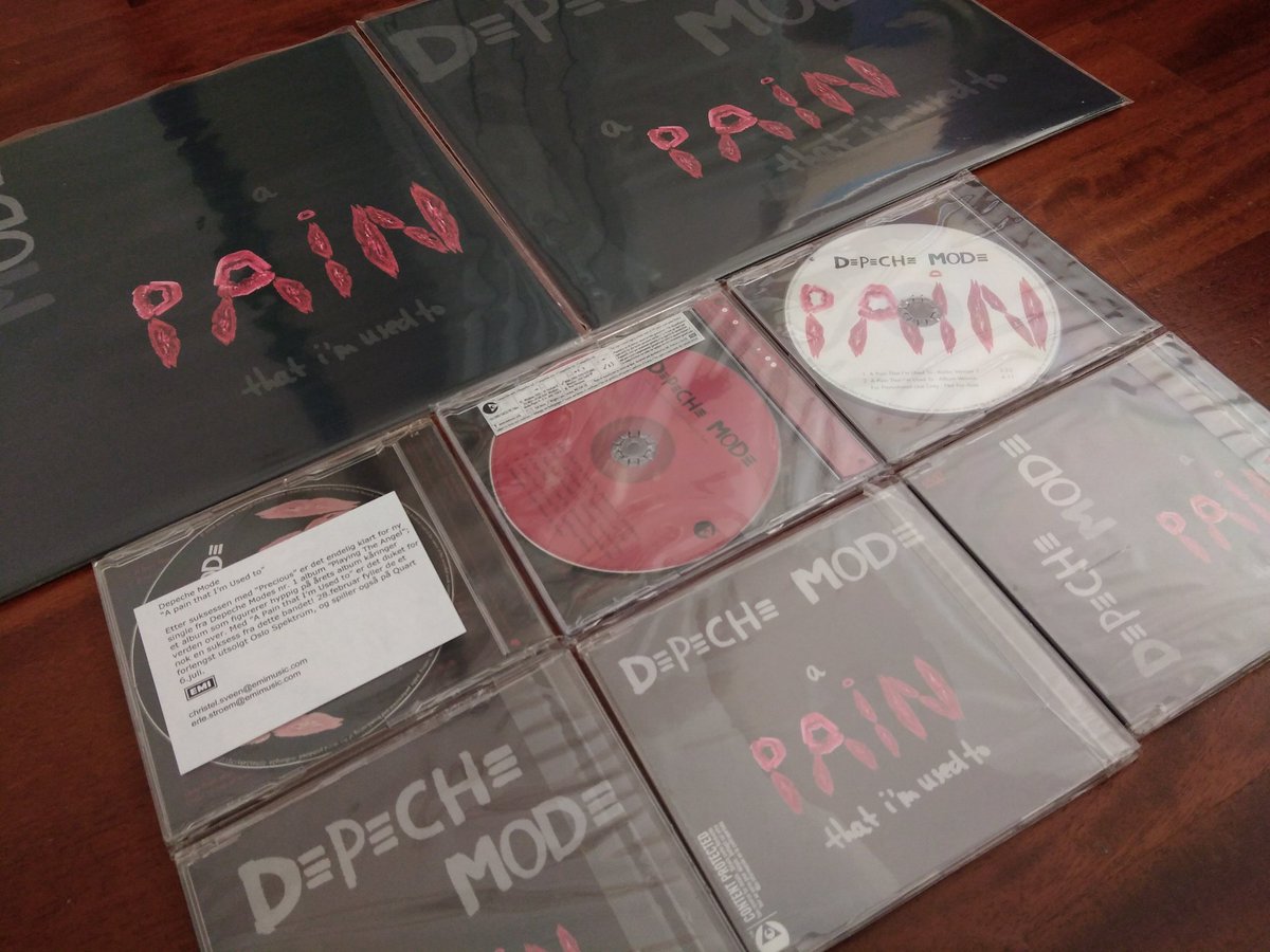 Aldodepeche23's tweet photo. A Pain That I'm Used To #apainthatimusedto #DepecheMode #depechemodecollection #museodepechemode #museumdepechemode #Cd #vinile #vinyl #newborn #muterecords https://t.co/PbFY2EjGMY