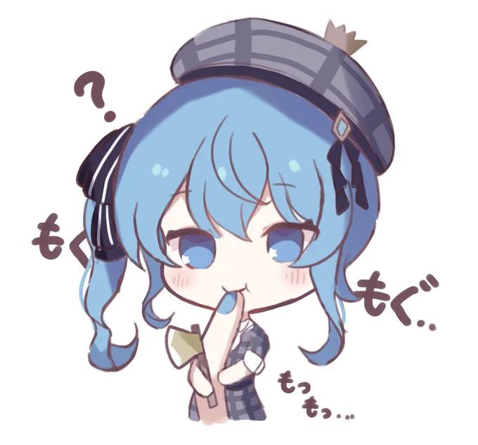 ゆびをもぐもぐするすいちゃん #これでフォロワーさん増えました 