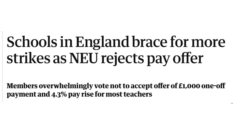 #EnoughIsEnough #SchoolStrikes 👍

theguardian.com/education/2023…