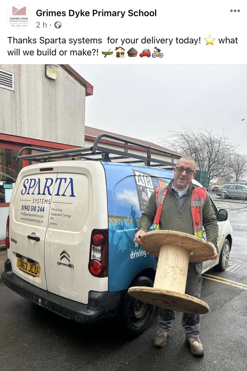 Sparta_Systems's tweet image. Big shout out to Tony T for taking it upon himself to make this happen. Whilst we can’t take the credit for the materials, Tony wanted to support the local #community with materials that would otherwise have gone to waste &amp;amp; we just provided the van. #socialvalue #teamsparta