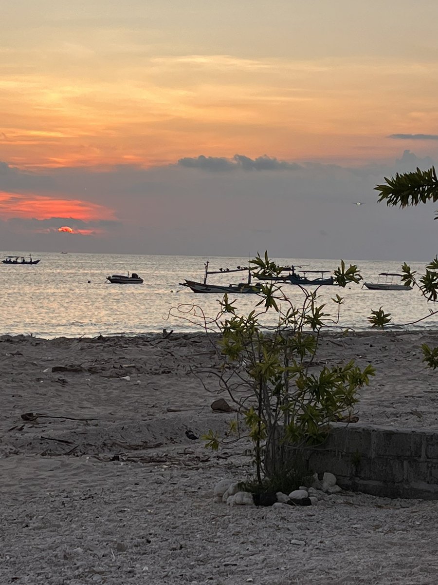 Semarang, Indonesia beach sunset. It was lovely!