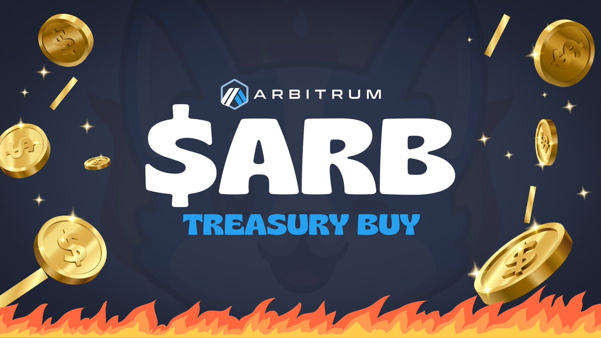 BurnitrumCoin's tweet photo. 💹Just added more $ARB to Burnitrum treasury🏦

💰 247 $ARB bought for $299.13
🔵 Current holdings: 998 $ARB

Treasury wallet: https://t.co/4JPV1oVDh4…

#Arbitrum $BRB https://t.co/rUPIr2fVNj