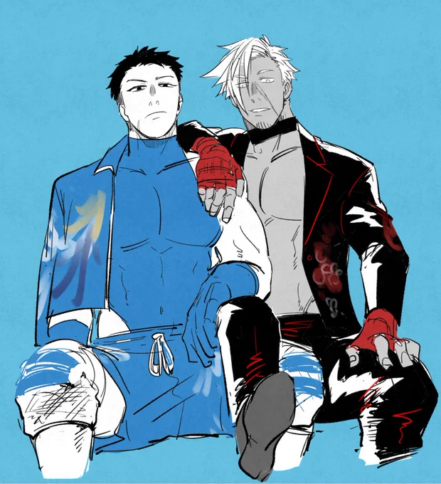 ずっと描きたい思ってたパロ 