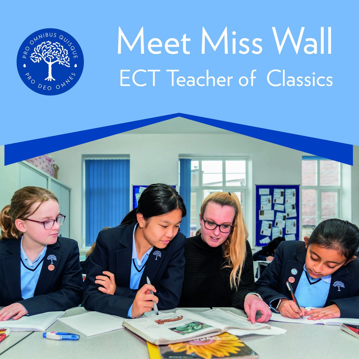 BadmintonSchool's tweet photo. Meet Miss Wall, Teacher of Classics.
Miss Wall is an ECT. Find out why she enjoys teaching at Badminton School https://t.co/34INKvNXo6
If you are looking to start your teaching career, check out our current vacancies page
https://t.co/dEmiwYb4GT
#ECTteacher #bristolvacancies https://t.co/SHLGCdyu5u