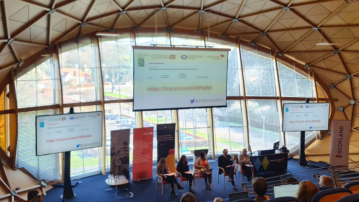 #U15UniScot2023 (<a href="/German_U15/">German U15</a> and <a href="/uni_scot/">Universities Scotland</a>) has just started, and we are already in a deep conversation about values, norms, and possible futures concerning #AI and tools such as #ChatGPT. I'm very much looking forward to the following two days!