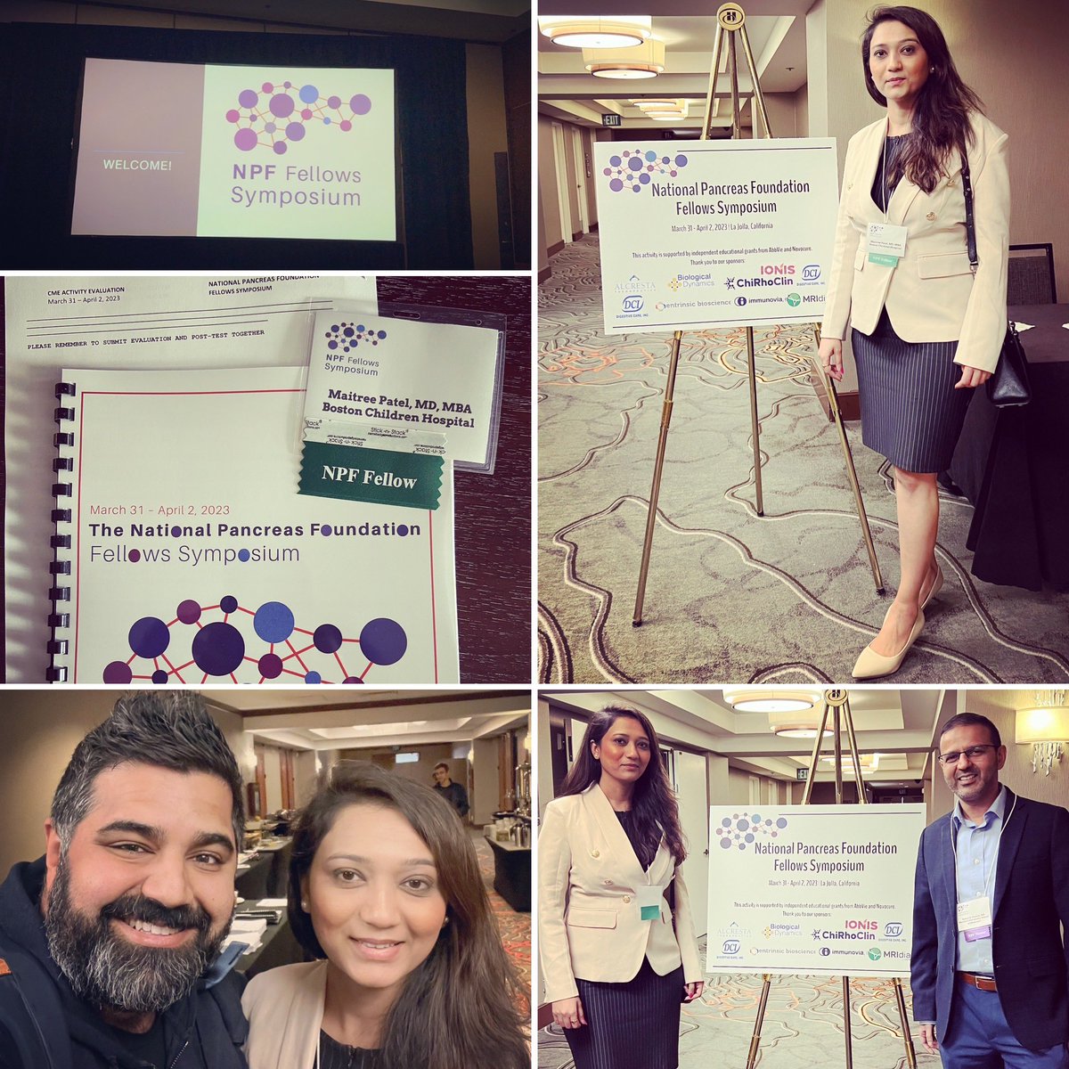 maitree_patel's tweet photo. Had an amazing time at the Fellows Symposium 2023 organized by the The National pancreas foundation
I learned much about the current pancreas research &amp; clinical opportunities and issues in adult and pediatric population. Thanks to the NPF for this wonderful opportunity! https://t.co/oSegMubUeA