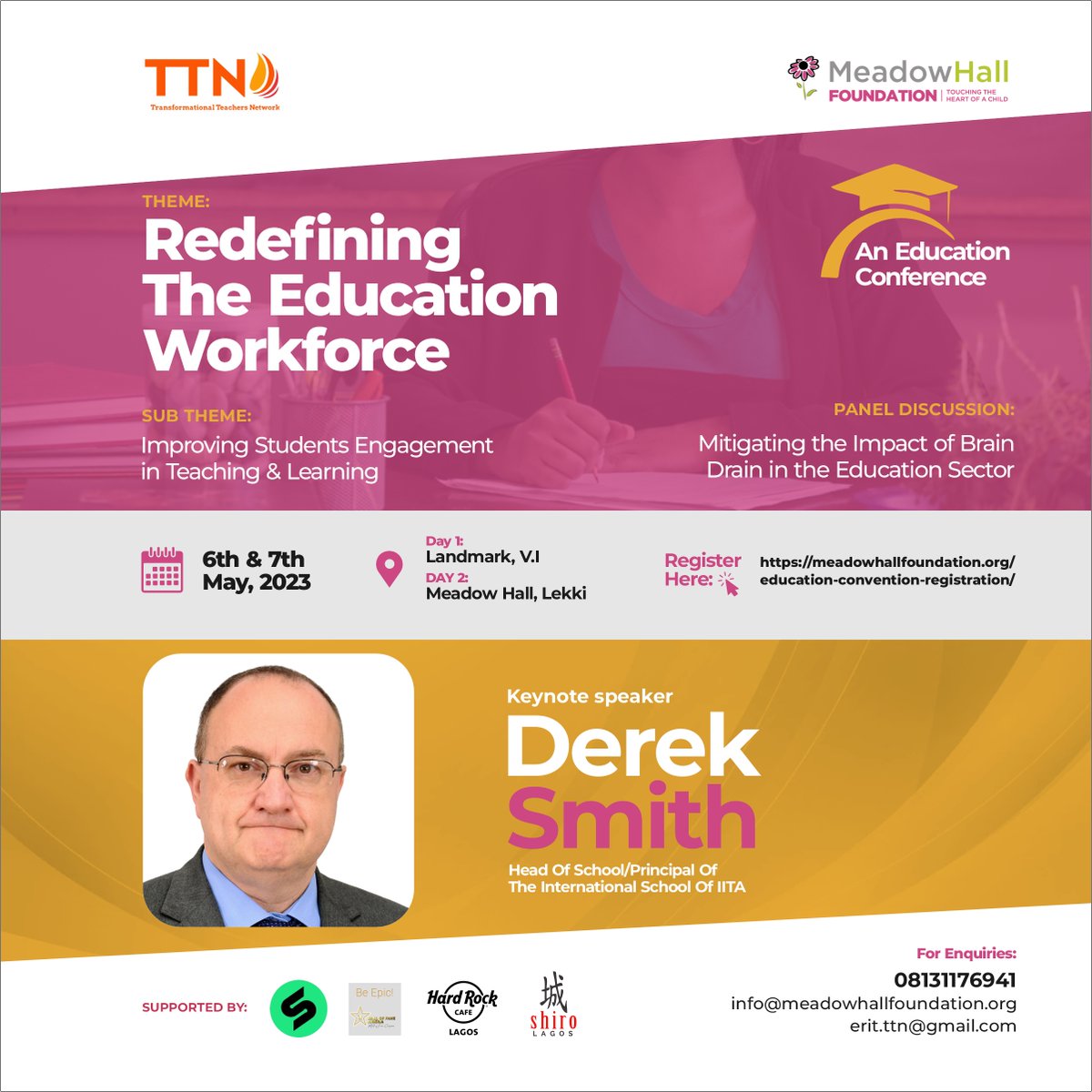 MHallFdn's tweet photo. Have you registered for our Education Conference? 

Join us on the 6th &amp; 7th, as we create a discourse around these prevailing issues in Nigeria.

Event Fee: N15,000 

You can purchase your tickets with the link below

https://t.co/f2PdSuAMKF https://t.co/8zHUlJeqjU