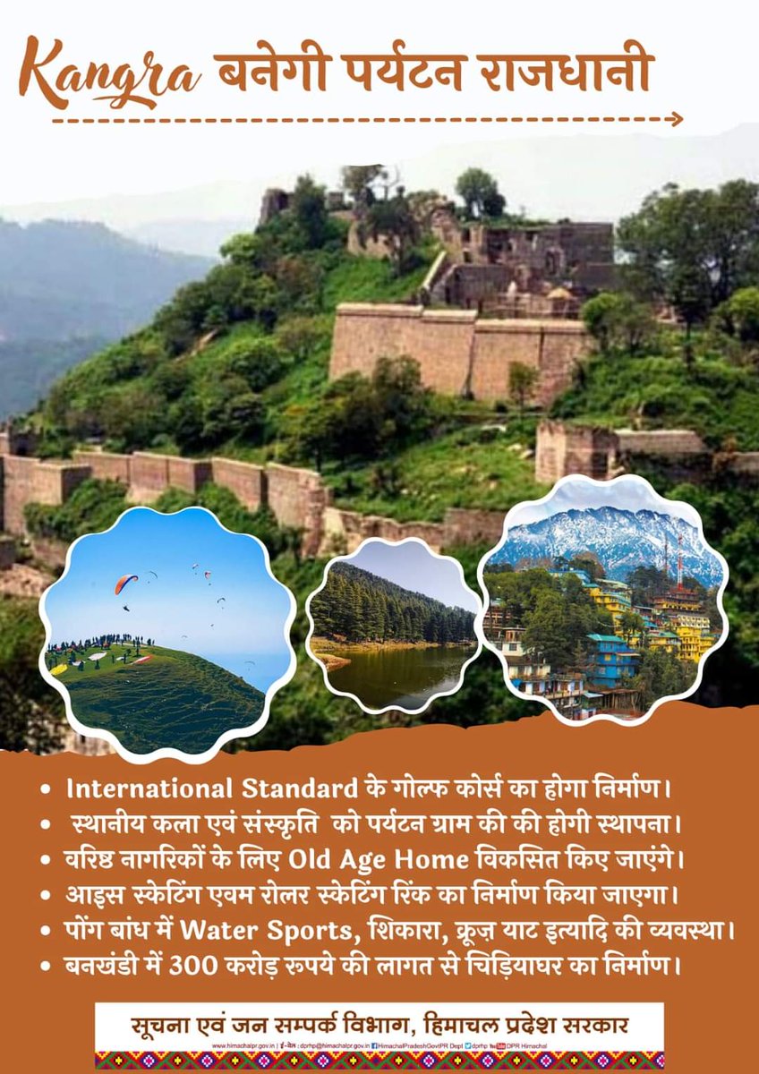 #TourismCapital
#kangrahimachal
#tourisminhimachal
#SukhKiSarkar
@rsbalihp