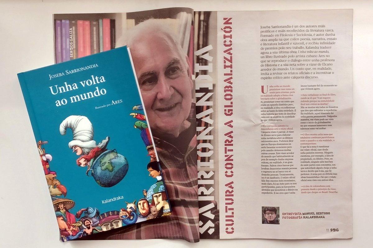 "A idea era reflexionar sobre as bases da nosa sociedade. É unha historia que trata de descifrar cales son os alicerces da sociedade na que vivimos agora"
#JosebaSarrionandia #UnhaVoltaAoMundo #EnGalego #Entrevista histórica de <a href="/MXestoso/">Manuel Xestoso</a> en #SermosGaliza
📚bit.ly/SarrionandiaKLK