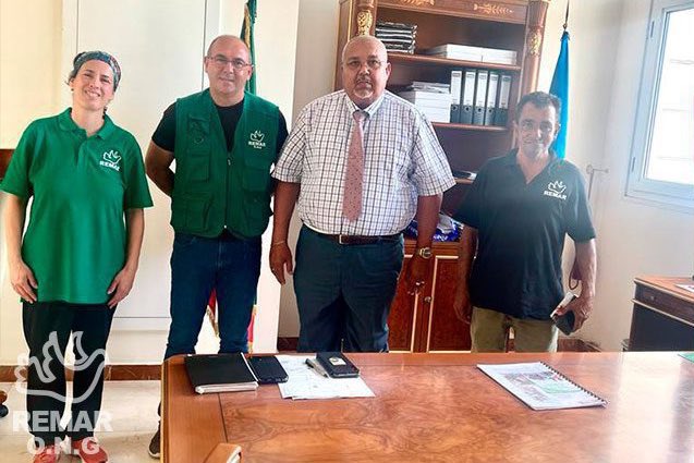 remar_usa's tweet photo. The Director of REMAR Spain and his wife, have met in the city of Bata, Equatorial Guinea with His Excellency Mr. Francisco García Gaetjens, Mayor President of the Bata City Council, with the aim of making him aware of the work that the NGO REMAR carries out in that country. https://t.co/dz7wMuhji7