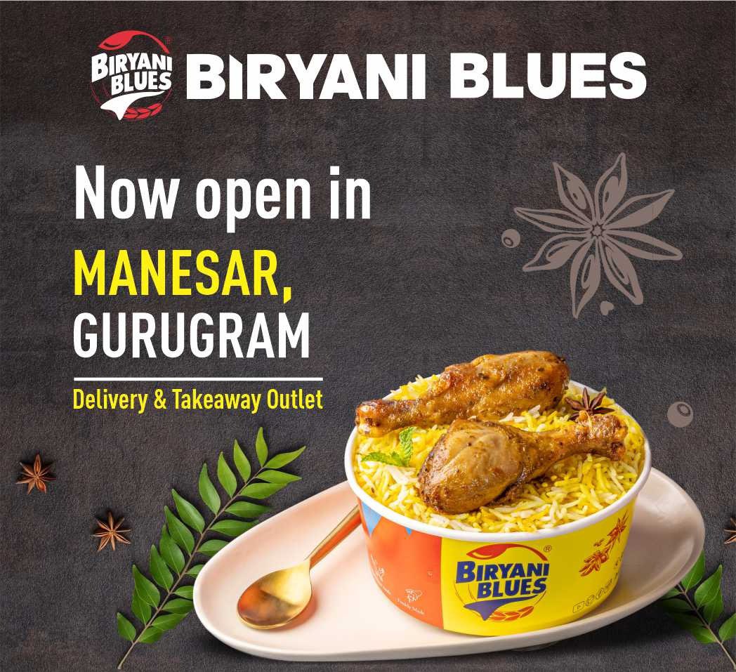 BiryaniBlues's tweet image. Hello Manesar 🤩

You will not have to miss your favourite Biryani Blues anymore. We’re in your neighbourhood now. Place your order today to relish satisfying Biryanis, mouthwatering kebabs and starters 🥰
For more information 📞us at 8010801000. 
#biryani #nowopen #newoutlet