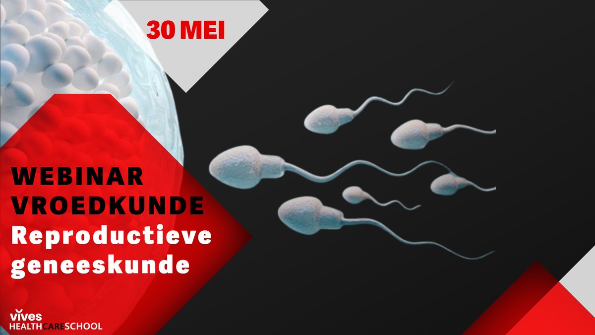 Werk je als vroedvrouw of zorgverlener en wil je graag meer informatie over actuele thema's binnen de reproductieve geneeskunde?  Dan nodigen we jou graag uit op onze webinar Reproductieve geneeskunde op 30 mei.
Info en inschrijven via viveshealthcareschool.be/nl/opleiding/1…