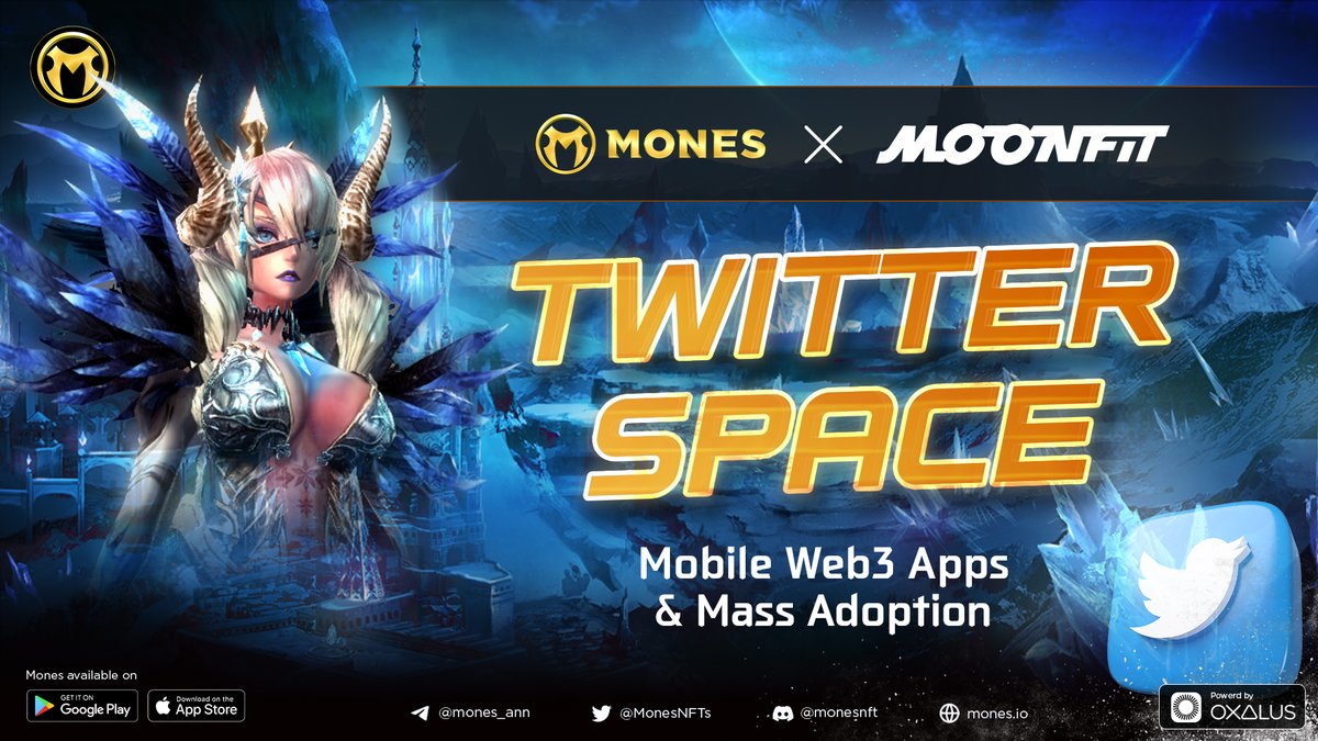Mones.io (⚔️, 💰) (@monesnfts) on Twitter photo 🚨 Attention!!💚 An opening Twitter Space w/ our partner <a href="/MoonFitOfficial/">MoonFit | Cross-chain Social Fitness App</a>!
🎁We will distribute 10 $USDT + 50 $tMFG for random 6 people who drop questions❤️🔥❤️🔥
🤙Rules:
1️⃣Like, RT and leave questions👇
2️⃣Join here: x.com/i/spaces/1nAKE…
⏰Tune in: Apr 5, 2023 - 11:00 AM, UTC. 🚨 Attention!!💚 An opening Twitter Space w/ our partner <a href="/MoonFitOfficial/">MoonFit | Cross-chain Social Fitness App</a>!
🎁We will distribute 10 $USDT + 50 $tMFG for random 6 people who drop questions❤️🔥❤️🔥
🤙Rules:
1️⃣Like, RT and leave questions👇
2️⃣Join here: x.com/i/spaces/1nAKE…
⏰Tune in: Apr 5, 2023 - 11:00 AM, UTC.