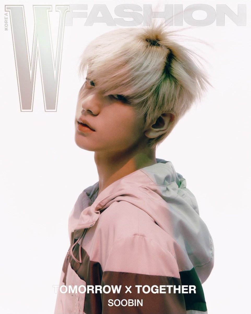 CSBNFILES's tweet image. soobin for the digital cover of w korea (april 2023 issue)