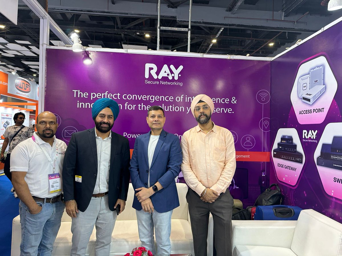 RayWifi's tweet photo. Convergence India Expo Day 3!! We had a fantastic time showcasing and connecting with visitors from all over. Thanks to everyone who came out to support us!

#SDWAN #SASE #GuestManagement #raywifi #accesspoints #accesspoint #security #convegenceindiaexpo https://t.co/exzcaULKzs