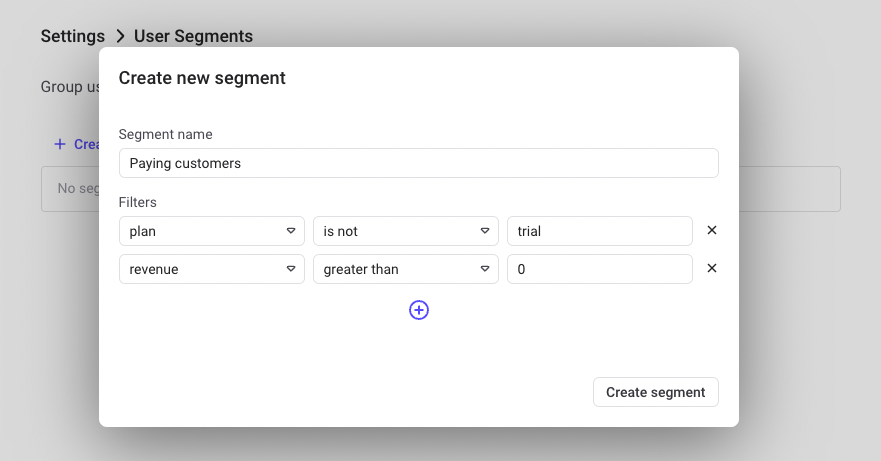 rapidr_io's tweet photo. User Segmentation is Live. 🎉

Segment users to identify feedback priority based on user groups such as paying, trial, churned, etc. 

Filter and segment groups of customers to track the highest priority feedback in Rapidr. 💯 https://t.co/47mXD8oYup