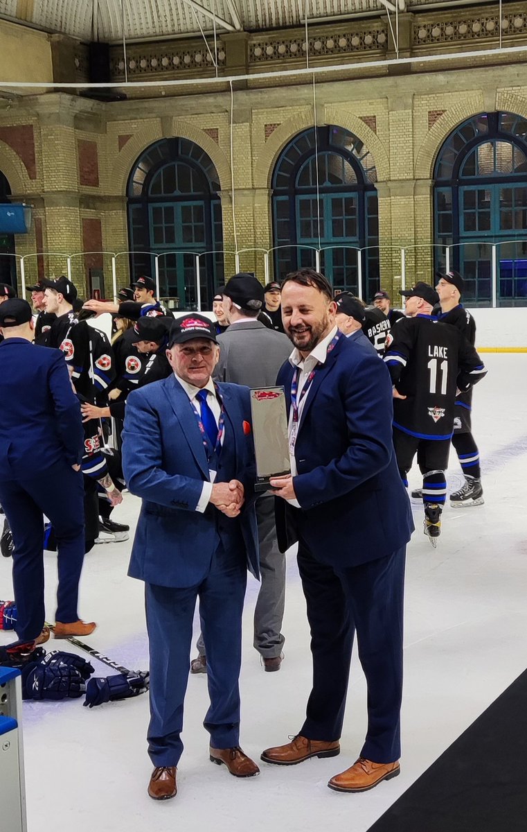 InvMustangs's tweet photo. Head coach Ali Roger collects his well deserved playoff championship plaque 👊 https://t.co/pidYUxa62S
