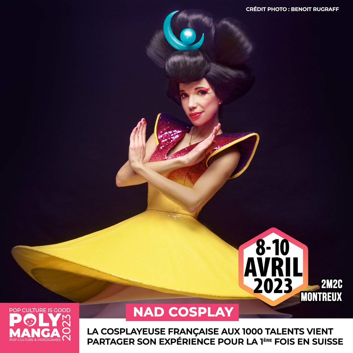 J-4 il est temps d’annoncer nos invités cosplay et jury ! Il s’agit de <a href="/NikitaCosplay/">Nikita Cosplay</a> <a href="/Stylouz_Cosplay/">Stylouz Cosplay</a> et <a href="/nadcosplay/">Totally Nad</a> qui seront jury pour le GEC et feront une conférence cosplay le dimanche 9 avril #cosplay #polymanga