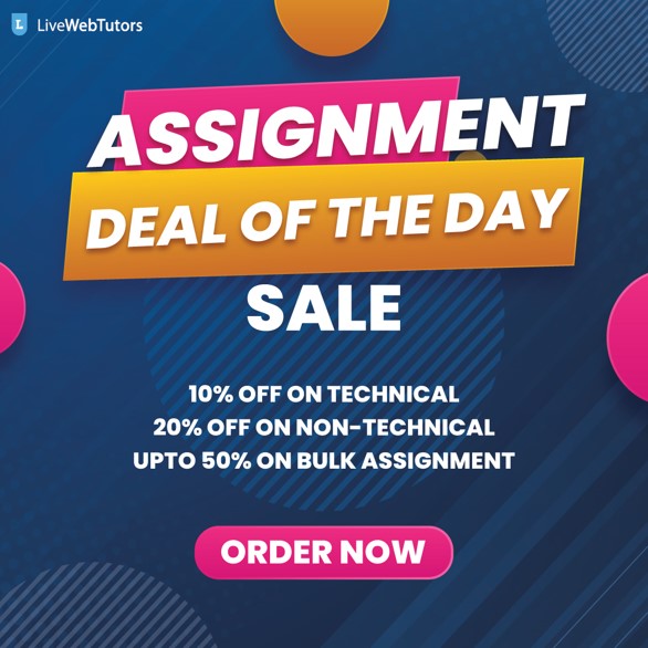 livewebtutorsau's tweet image. Grab Deal Of The Day On Assignment
.
.
.
.
Get More Details On Offers Visit:-livewebtutors.com/offers

#assignmenthelp #exclusiveoffer #offersonassignment #assignmentwriter #education #academicwriter #onlineassignmenthelp #studentassignment