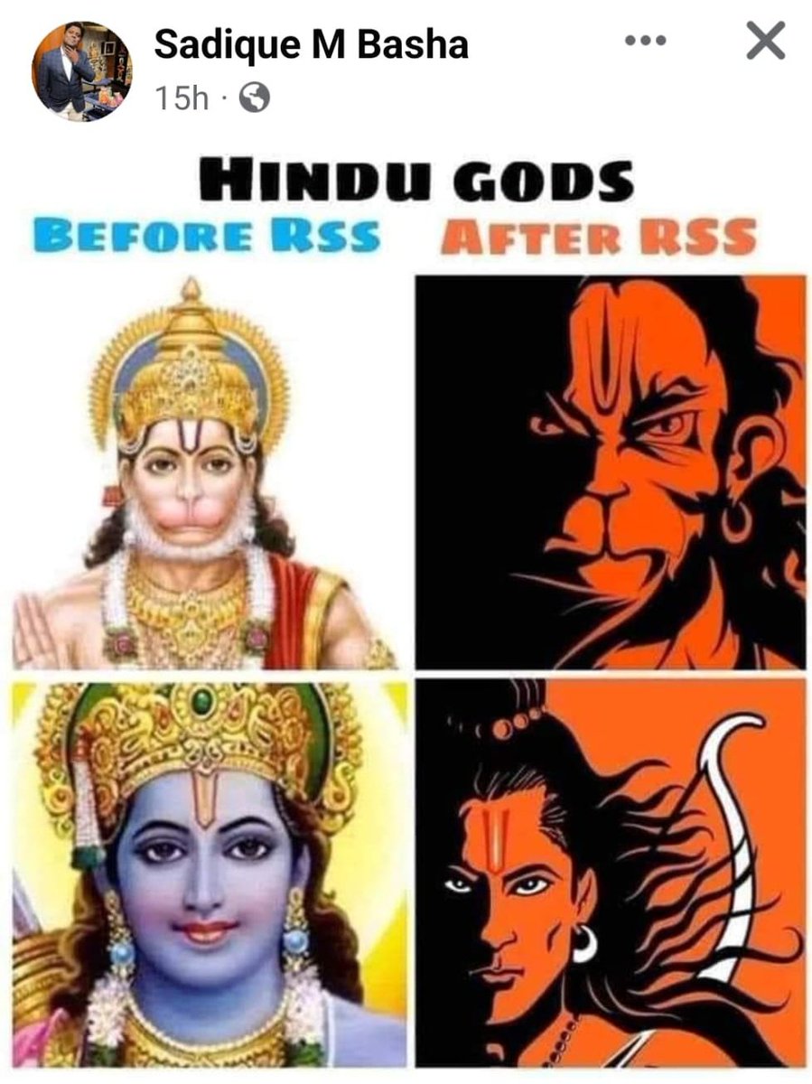 This piggy shit is a communist leader who stays in Naya Nagar of Mira Bhayandar. Now again he is trying to abuse Hindu gods and instigate for any communal violence. Now whether <a href="/MahaCyber1/">Maharashtra Cyber</a> or <a href="/Cyberdost/">CyberDost I4C</a> will take action or <a href="/friendsofrss/">Friends of RSS</a> should get involved?