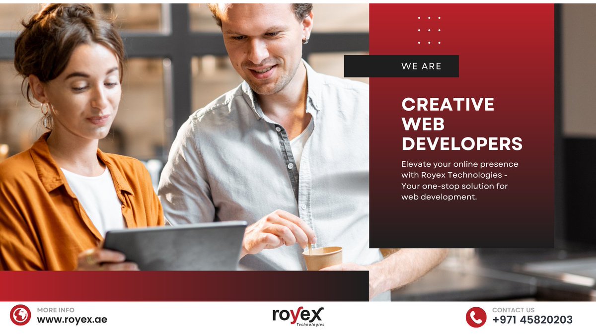 royexnet's tweet photo. Want to make a great first impression online? Let #RoyexTechnologies help.  Our team of experienced web developers can help you create a stunning website that reflects your brand and helps you connect with your customers. Contact us today to learn more. https://t.co/87cyK97MpF https://t.co/LEDoUjoRE0
