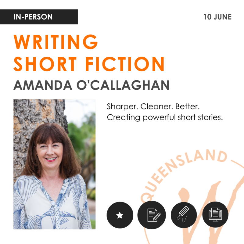 qldwriters's tweet photo. Sharper. Cleaner. Better. Do you want to create powerful stories?

Join award-winning writer Amanda O’Callaghan in this exciting full-day workshop aimed at creating more effective short fiction.