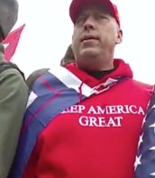retiredtrnman's tweet photo. The #FBI has identified many people who incited violence at the U.S. Capitol on January 6, but it still needs your help to bring others to justice. If the man in this photo looks familiar, submit a tip at https://t.co/LRUnRA40bG or 1-800-CALL-FBI, and mention photo 458-AFO. https://t.co/R2QrvmWLAH