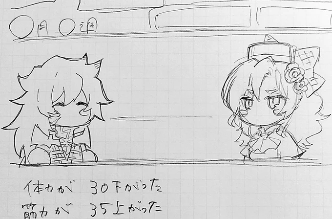 パワポケ風ジククリ
余裕あれば後で清書する 
