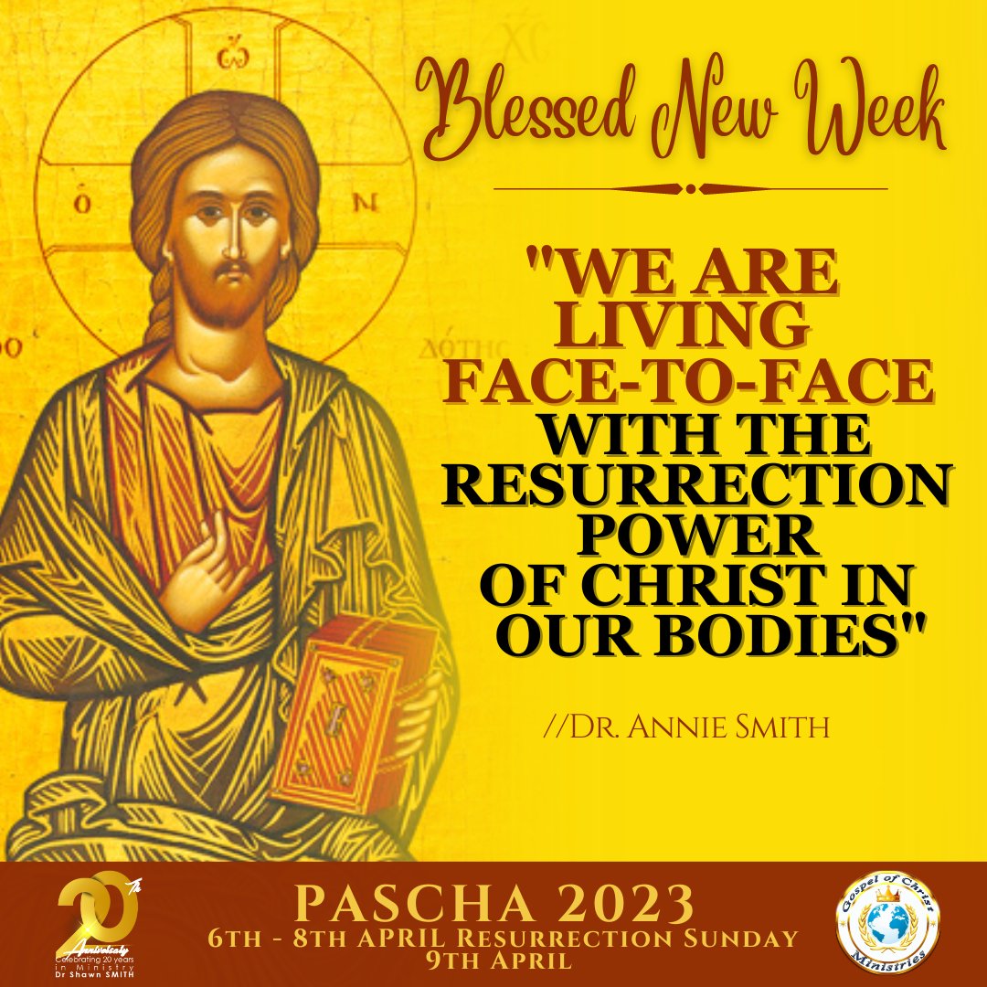 'We are living face-to-face with the #ResurrectionPower of Christ in our bodies' 
Dr. Annie Smith
#Pascha2023 #Passover2023 #Panegyris2023 #20thAnniversary