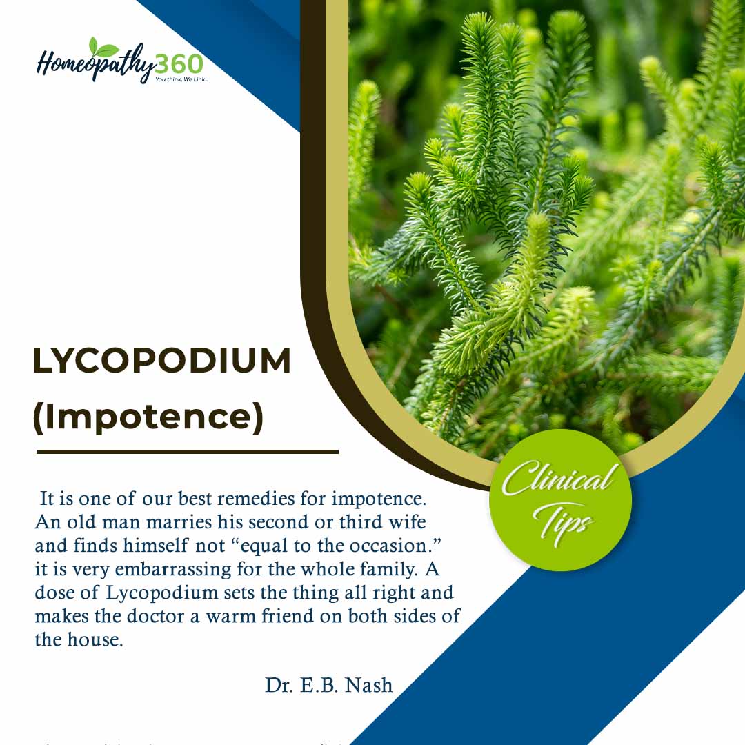 homeopathy360's tweet photo. Lycopodium: Dr. E.B. Nash
https://t.co/hySRHNQxtT
It is one of our best remedies for impotence. An old man marries his second or third wife and finds himself not “equal to the occasion.” it is very embarrassing for the whole family.
#Lycopodium, #DrEBNash, #homeopathy, https://t.co/NOiszoCh38