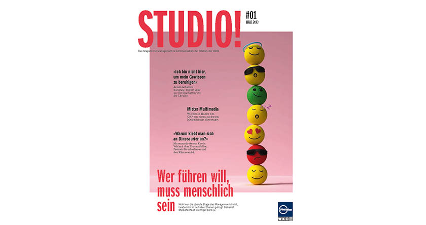 FHWienAT's tweet photo. Morgenlektüre-Tipp 💡📰: "Wer führen will, muss menschlich sein." 

In der spannenden Coverstory unseres aktuellen STUDIO!-Magazins 1/2023 werfen wir einen Blick auf #Leadership Skills und was #Menschlichkeit damit zu tun hat.

Zum Artikel: 👉 https://t.co/htZCByqvzr https://t.co/XT4EEOn8fG