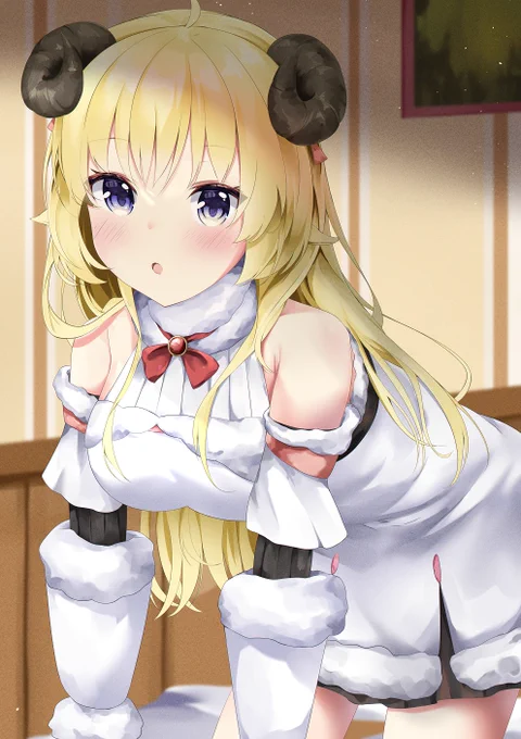 #つのまきあーと  #角巻わため 