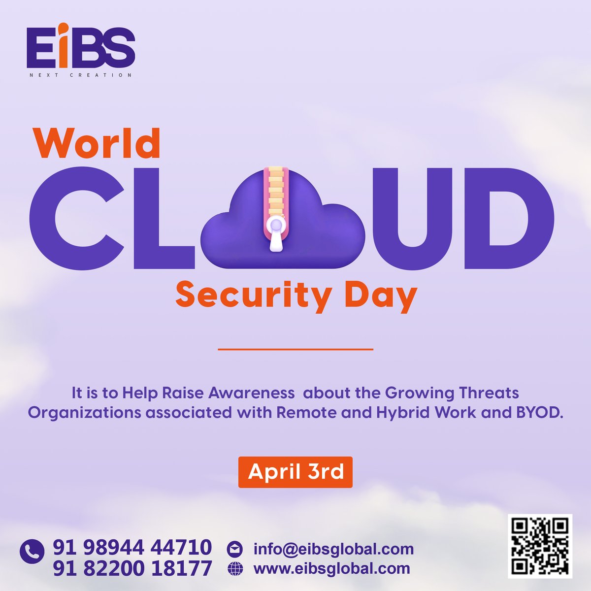 EIBS_Global's tweet photo. Happy World Cloud Security Day..!
#EiBS #eibsglobal #digitalpartner #worldcloudsecurityday #CloudSecurity #SecureTheCloud #CloudSecurityMatters #CloudPrivacy #CloudProtection #DataSecurity #CyberSecurity #CloudComputing #SecureCloudEnvironment https://t.co/w65C97Wa0N https://t.co/0tsAVu61DZ