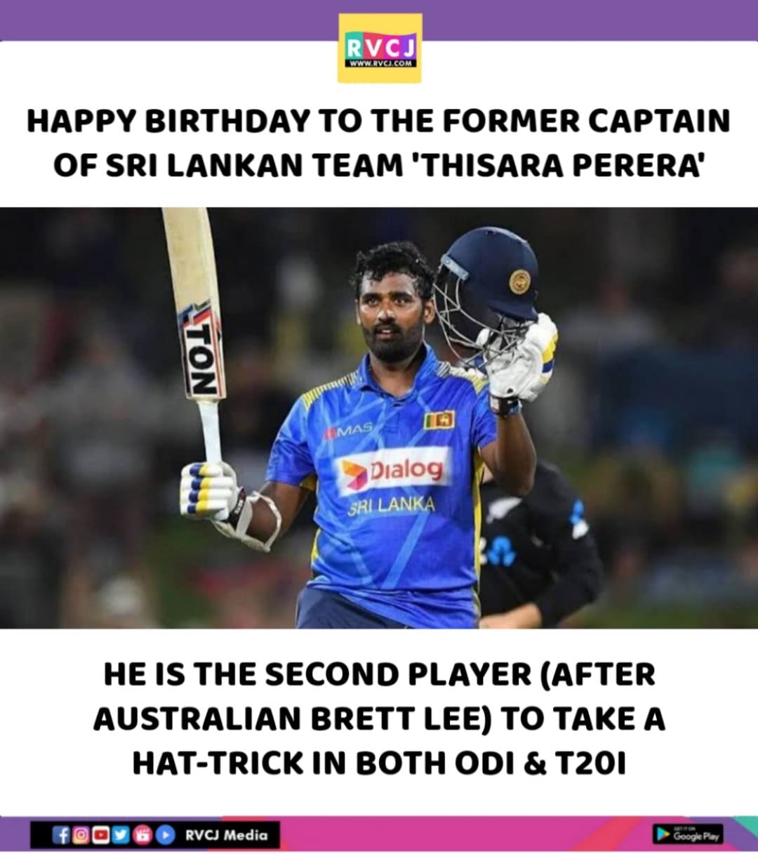 Happy Birthday Thisara Perera!   