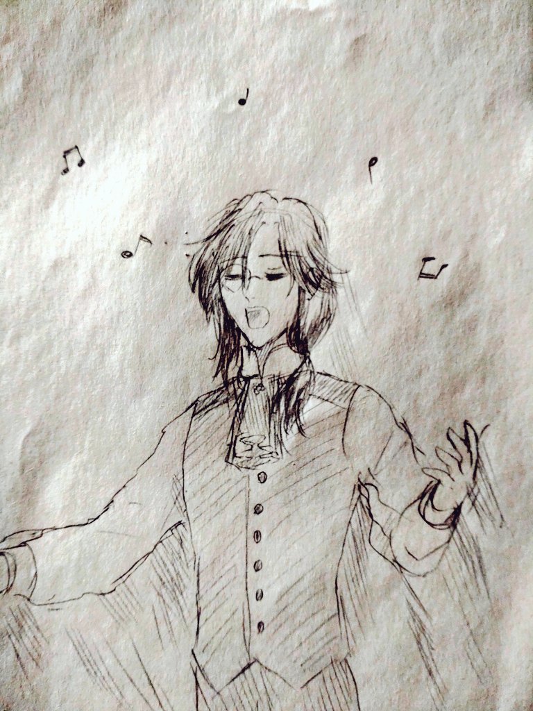 4歳児が家に居ると、漫画とかきちんとしたイラストが描けないので、手遊びの落書きなどを描くのです 