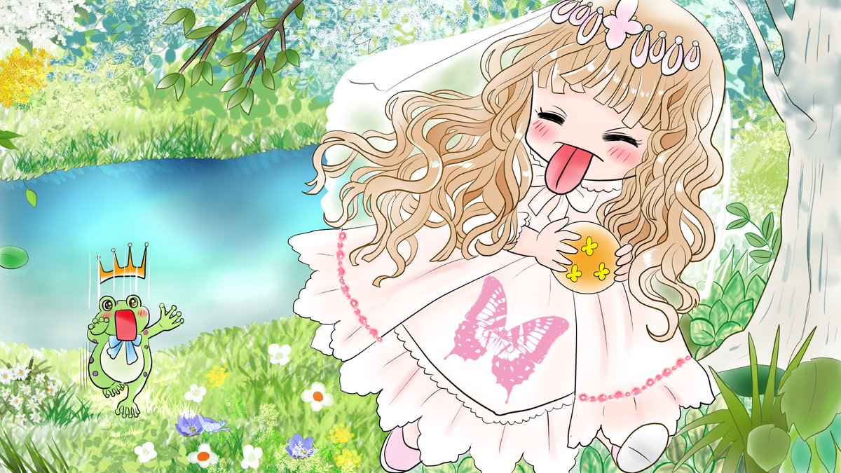 昨日描いた絵です( ゜Д゜) 
  恋の魔法とおまじない716-4ラフ 、707-3ペン入れ PIXTAさん素材ちびモブ会社員   
福娘童話集様昔話「カエルの王さま」

  #PIXTA #恋の魔法とおまじない 