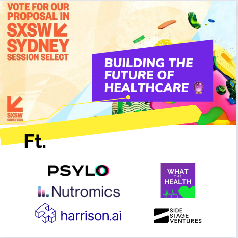 What's the future of healthcare? Keen to hear from the epic Aussies building it on the global <a href="/sxsw/">SXSW</a> Sydney stage? 

Including the legendary <a href="/psylo/">Anna Pohl</a>, Harrison AI &amp; <a href="/nutromics/">Nutromics</a>? (&amp; lil old me)

Then pretty please throw us a vote👇💜 
sessionselect.sxswsydney.com/entry/vote/WEy…

Promise it takes 1.5 secs