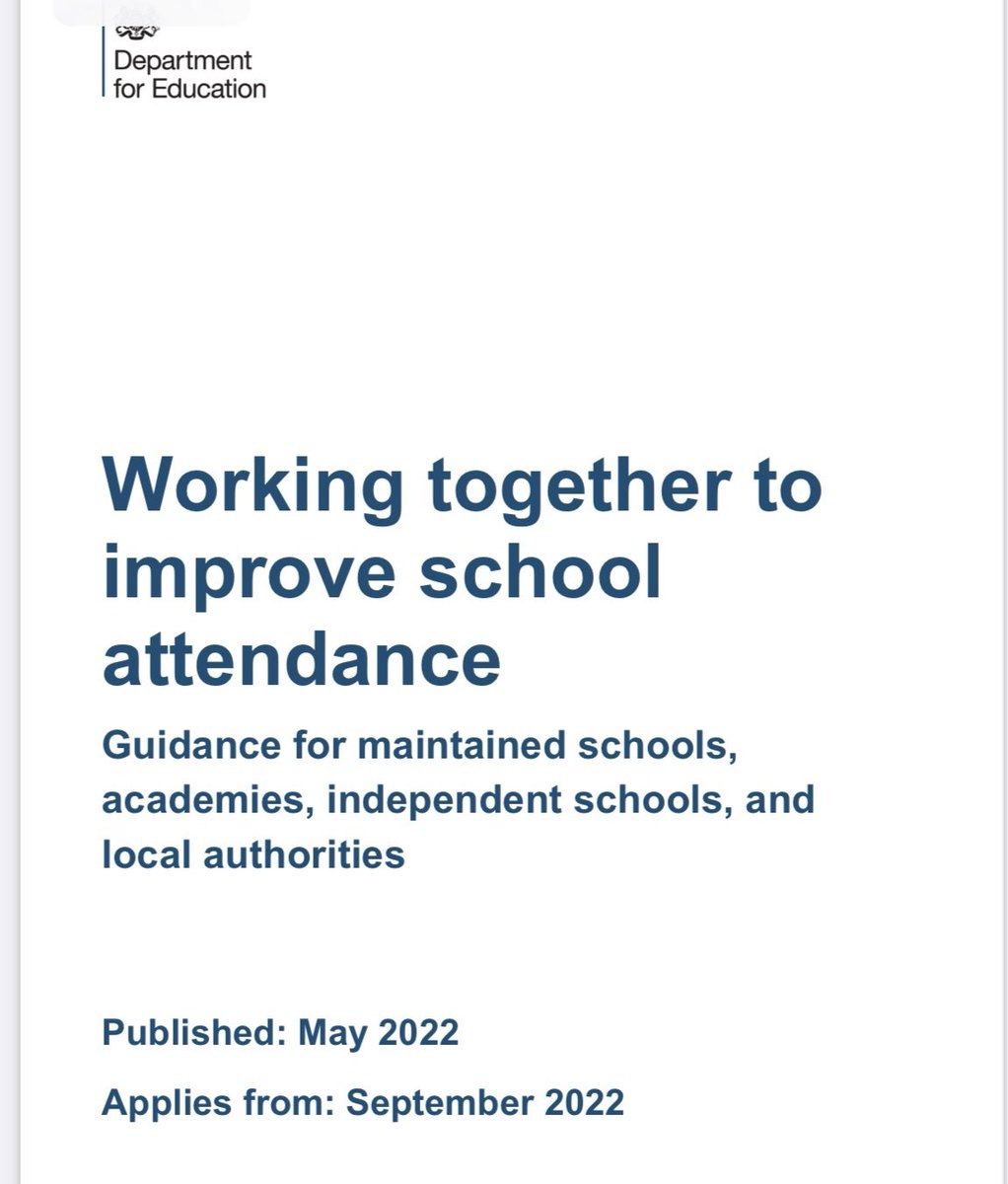 Ultimately, I want to support schools and save months of work by providing an attendance framework. This will allow schools to focus on the improvement job - working with children. DM me for details. Join over 530 schools using the same framework