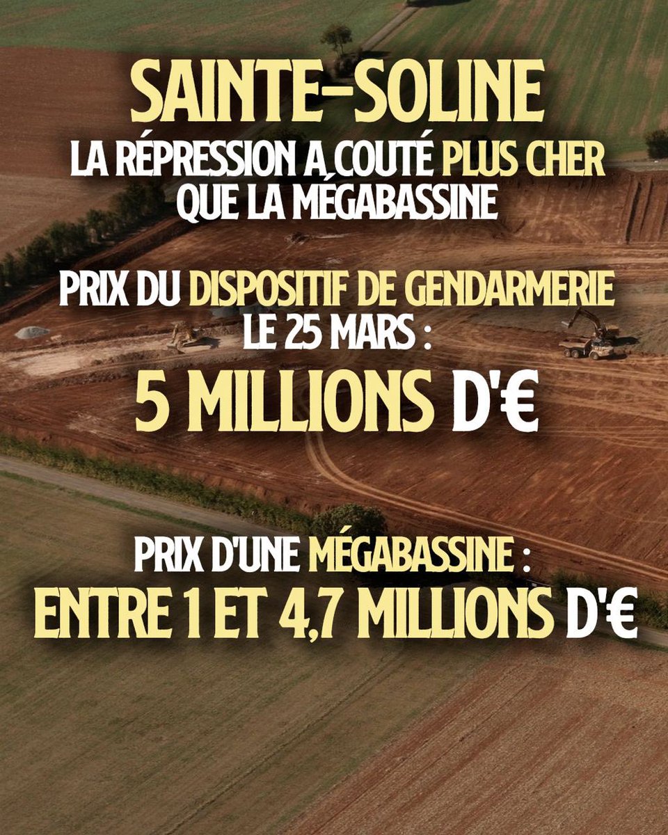 PrintempsCare's tweet photo. Choix politiques.
#NoBassaran
#SainteSoline
#RepressionPoliciere
#DarmaninDemission
Crédit visuel : @ContreAttaque_ https://t.co/oQaGsq6rUY