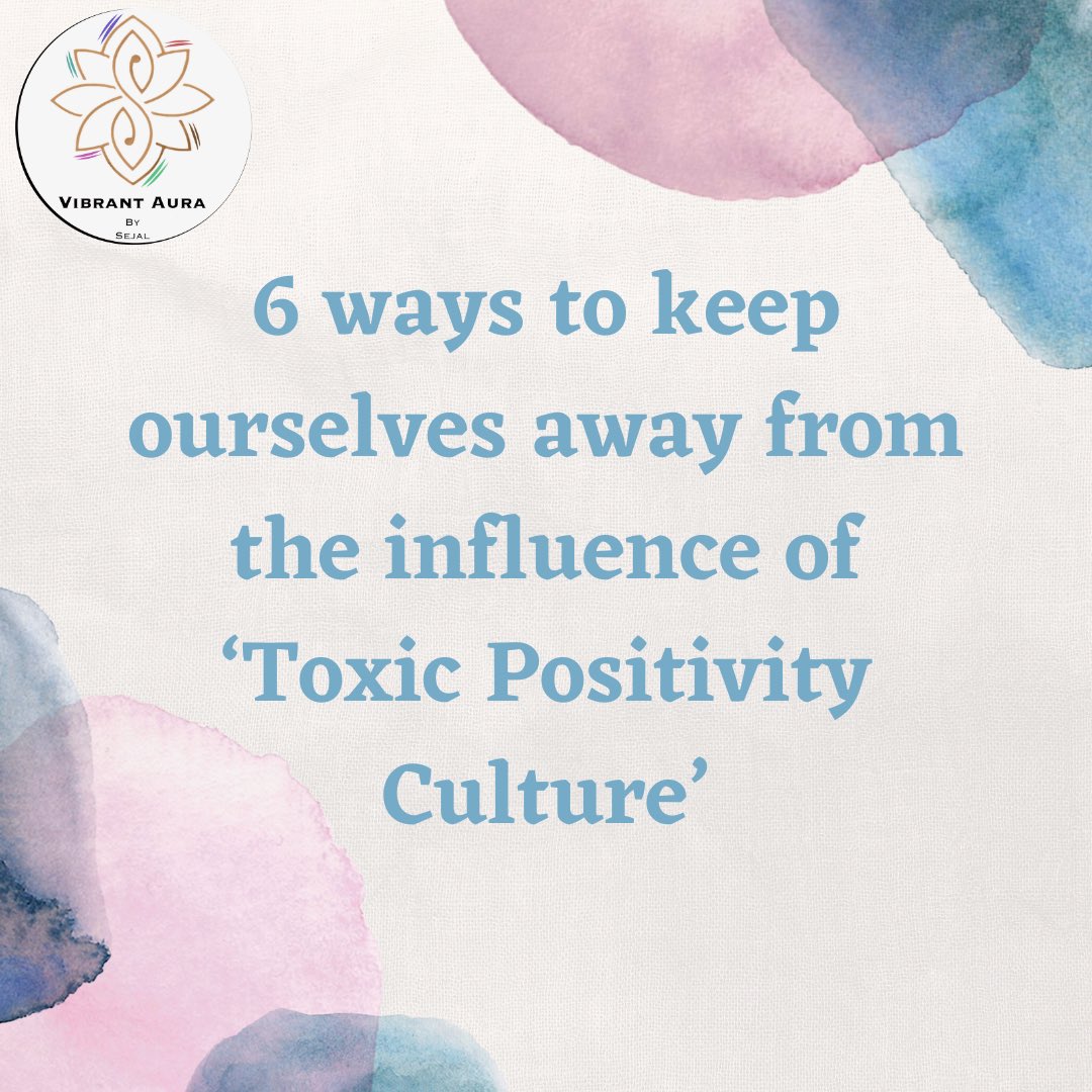 Six ways to keep ourselves away from the influence of ‘Toxic Positivity Culture’.

linkedin.com/posts/sejal-wa…

#ToxicPositivity #connectforlife #healingjourney #optimisticvibes #Positivity #toxicfree