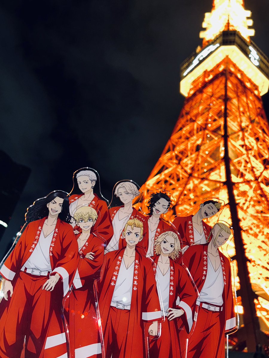 BIGアクスタと写真撮影！①】 東京タワー内外の映えスポットでコラボ