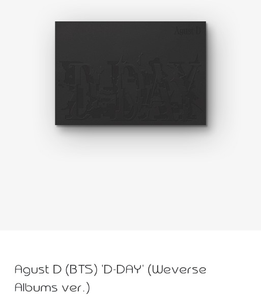 MACkimtaehyung's tweet photo. AGUST-D D-DAY ALBUM GA
✨ 1 winner of random ver!
✨ 1 winner of weverse ver with POB!
* Follow me
* Like &amp; RT
* Free SF!
🖤💜 https://t.co/BwBP4IhaKD
