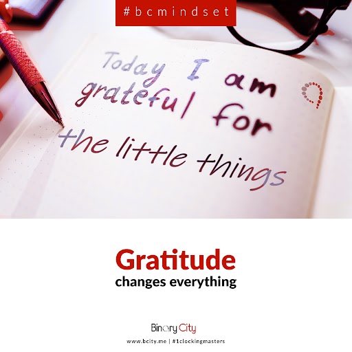 binary_city's tweet photo. Hi Friends! As we start a new week, take a few minutes each day to reflect on what you're thankful for. I guarantee it will improve your mood and remind you of how fortunate we are. Have a great week. ❤😃👊
#bcmindset #1clockingmasters #binarycity https://t.co/wuqUlyCkPX https://t.co/T4D94RNaXc